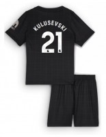Tottenham Hotspur Dejan Kulusevski #21 Vieraspaita Lasten 2025-26 Lyhythihainen (+ shortsit)